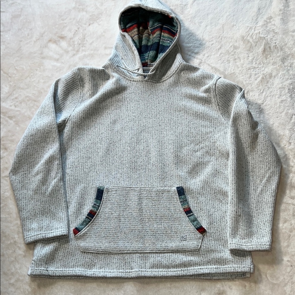 Departwest Women’s Heather Gray Pullover Hoodie Sweatshirt Outdoor Wear SZ XL
